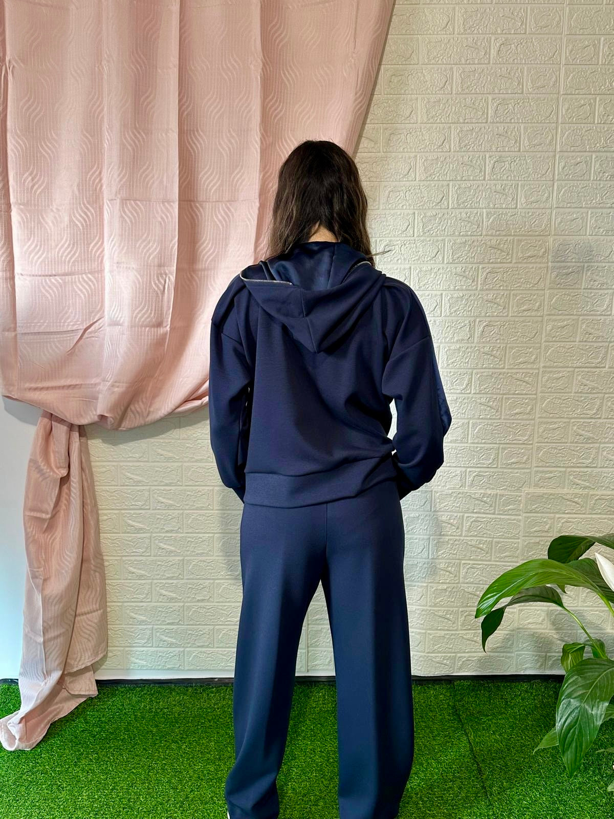 Tuta Sportiva Elegante Blu