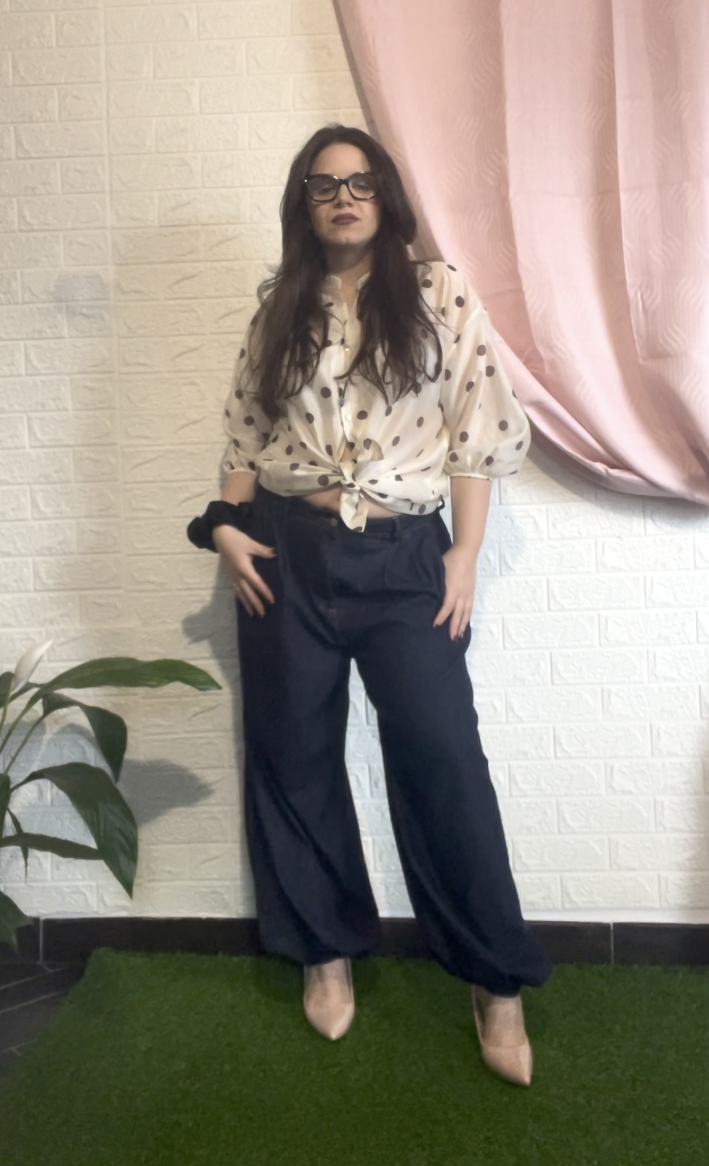 Jeans con fascia sotto - Lavaggio scuro