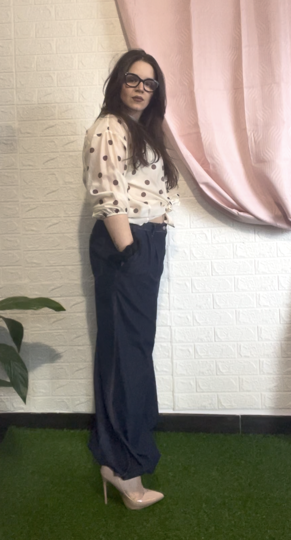 Jeans con fascia sotto - Lavaggio scuro