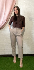 Pantalone Classico - Bianco, Beige e Nero