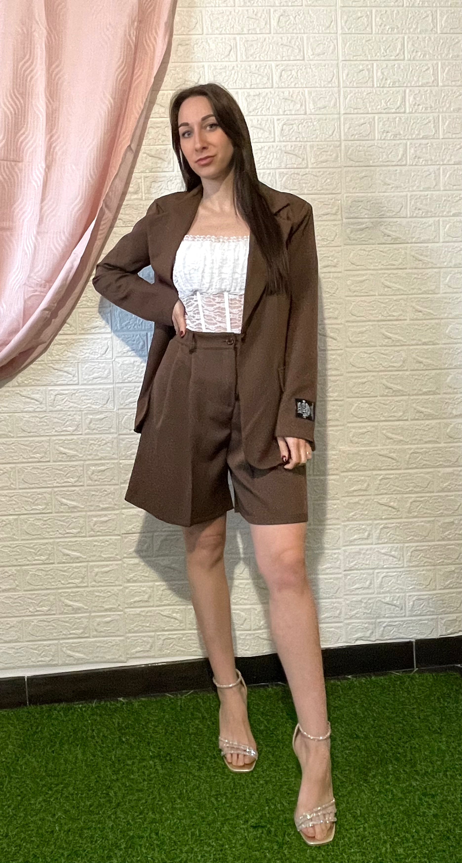 Coordinato Pantaloncino e Giacca - Taglia Unica