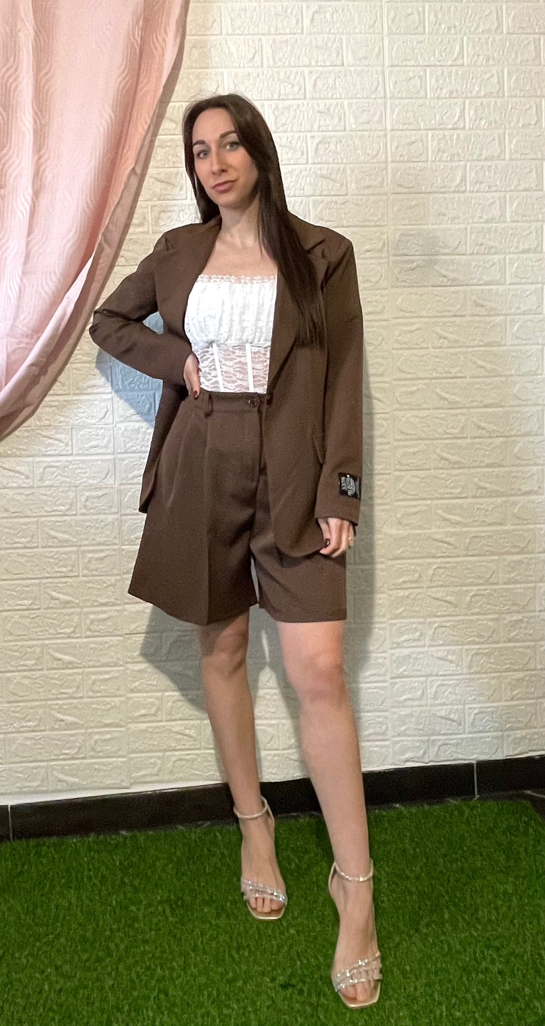 Coordinato Pantaloncino e Giacca - Taglia Unica