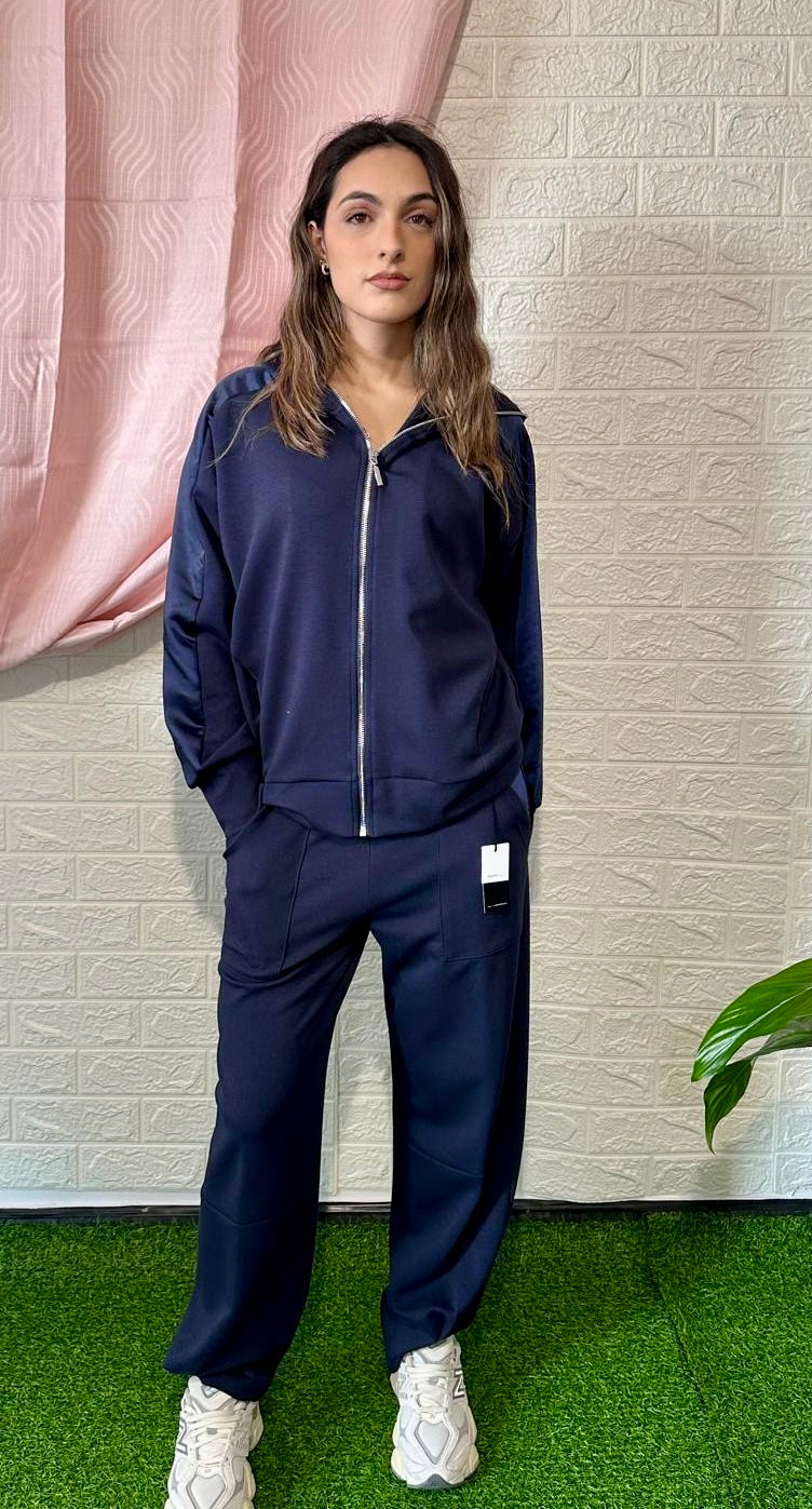 Tuta Sportiva Elegante Blu