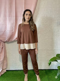 Coordinato Marrone Bicolor - Eleganza Completa